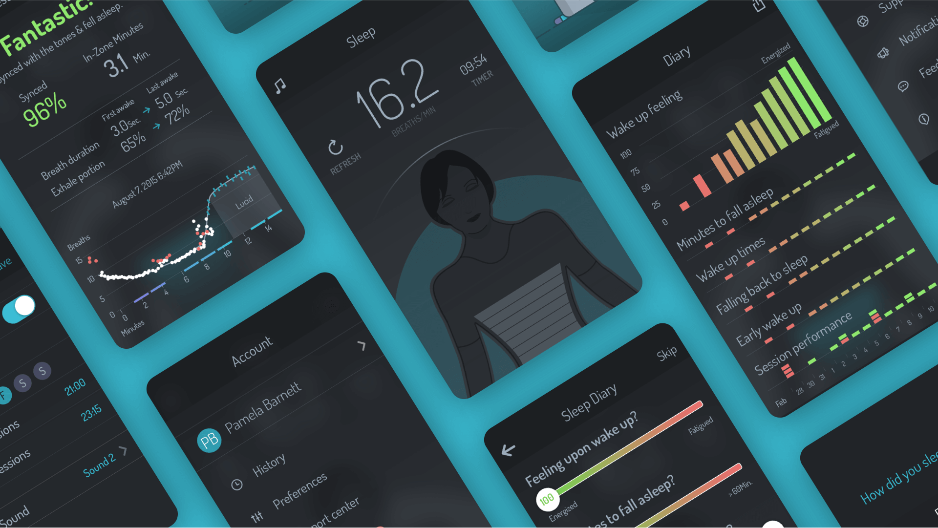 2breathe mobile app ux ui