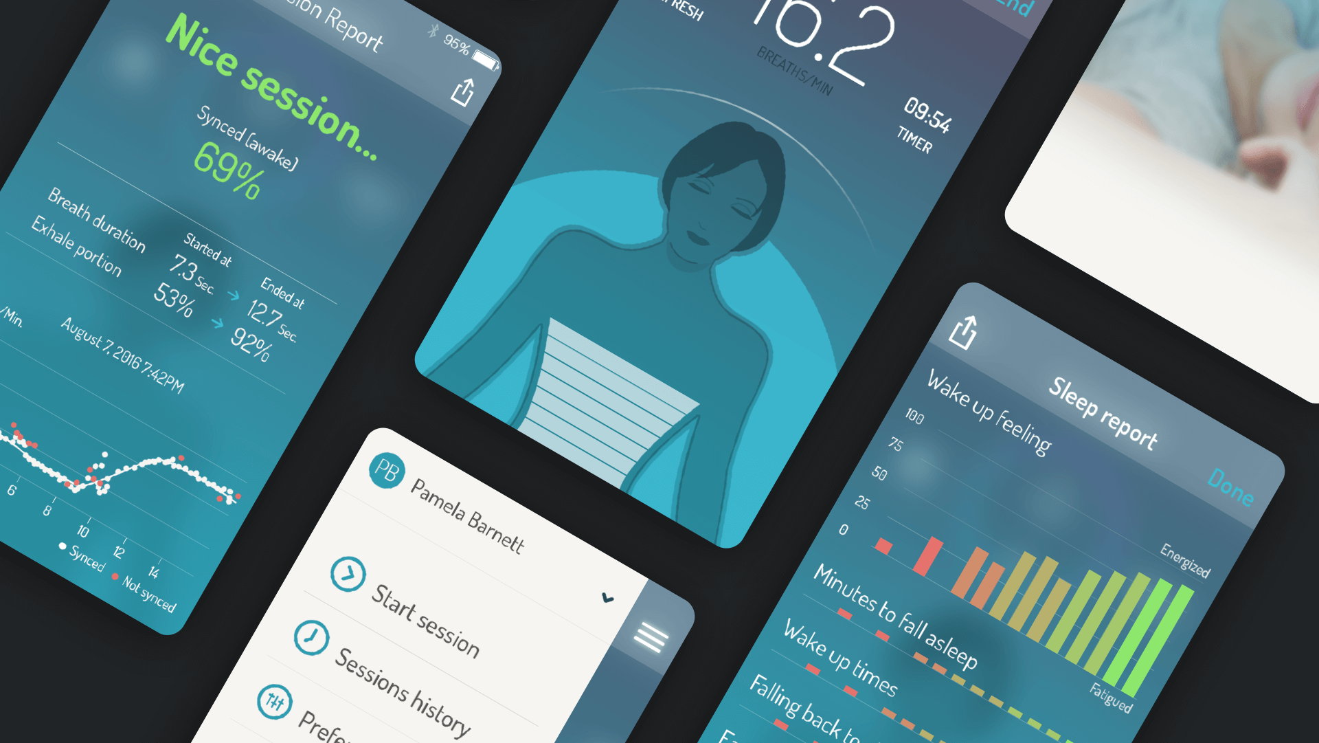 2breathe mobile app ux ui