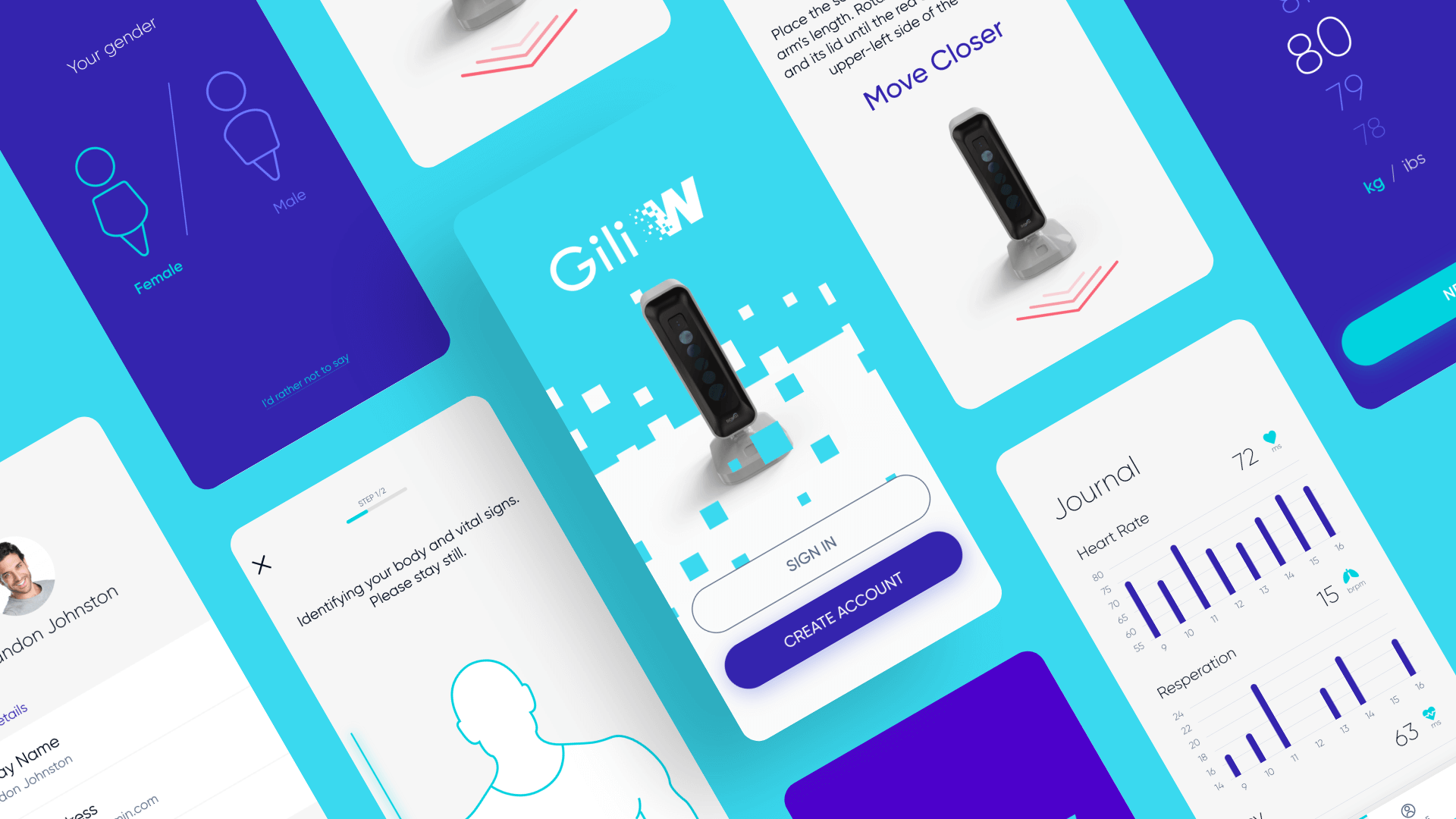 Donisi Health patient mobile app  ux ui 