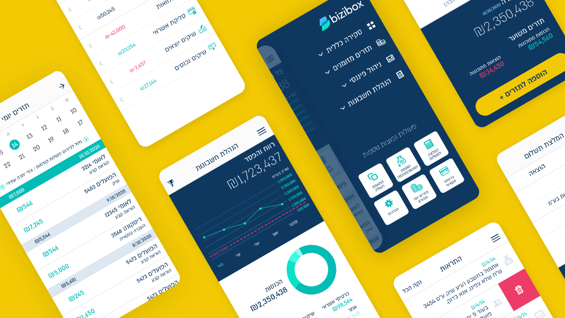 bizibox fintech mobile app ux ui